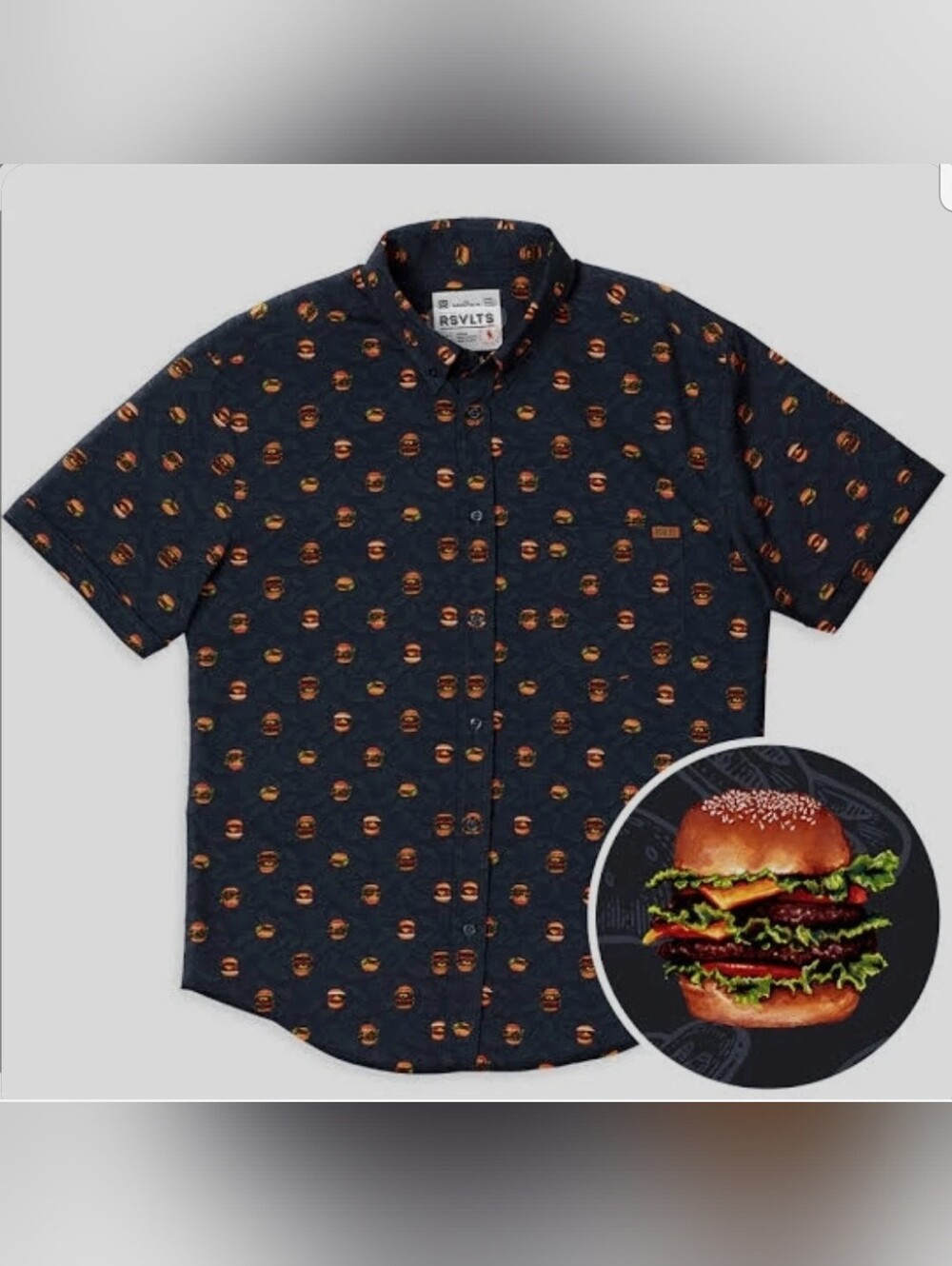 RSVLTS The Roosevelts Bobs Burgers Flippin Fantastik Food Series XXL 2XL Black